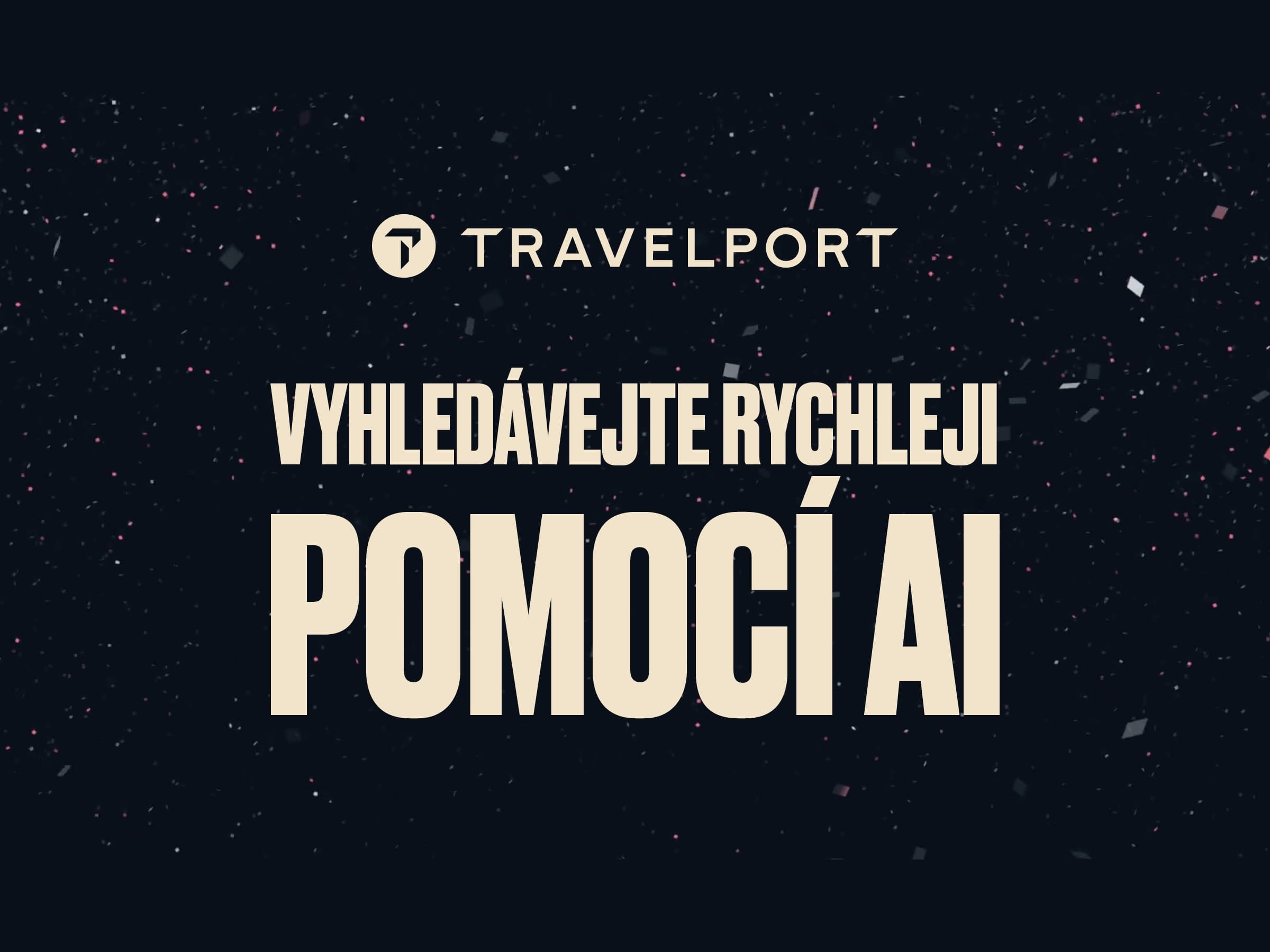Grafika Travelport – Vyhledávejte rychleji pomocí AI