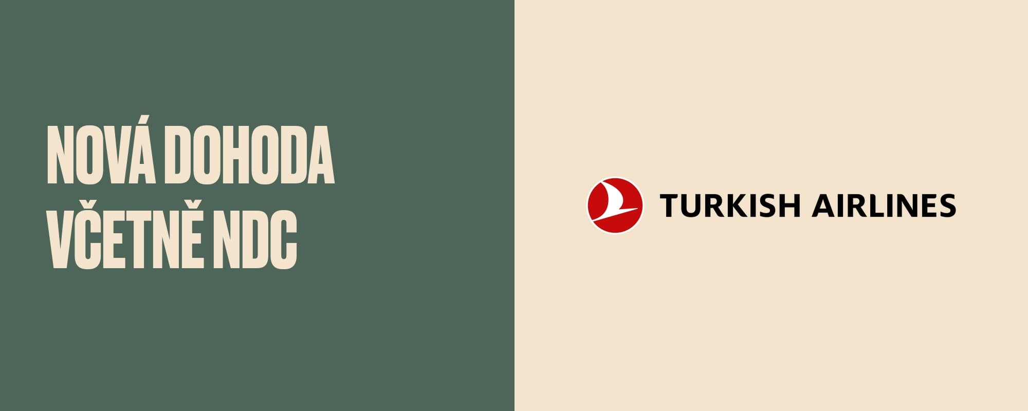 Nová dohoda včetně NDC – Turkish Airlines