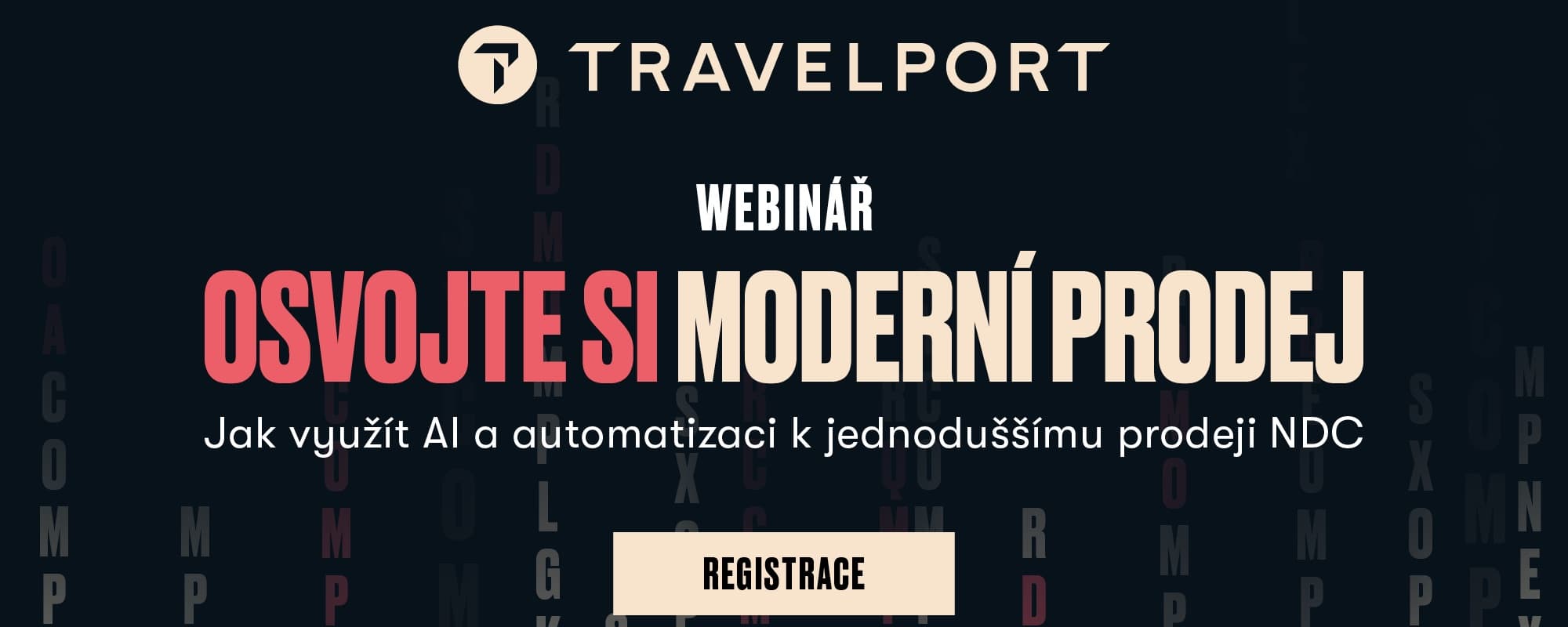 Grafika webináře Osvojte si moderní prodej – Travelport